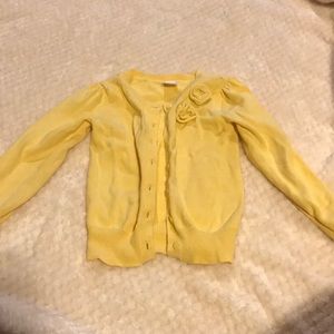 Yellow old navy cardigan